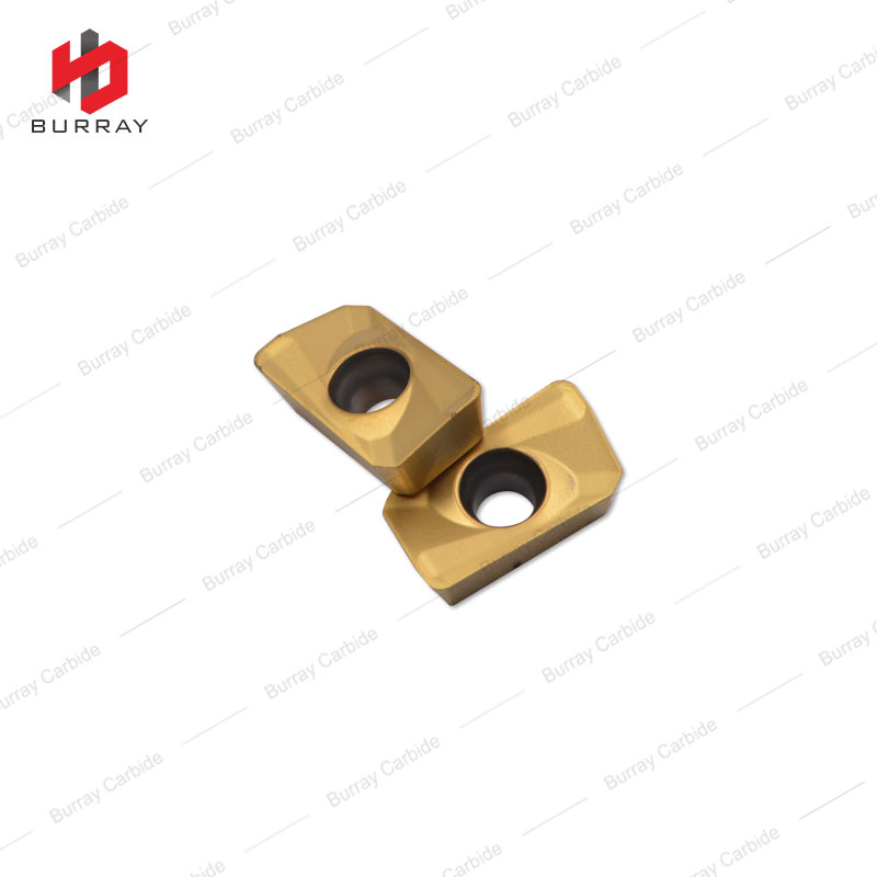 APMT1135PDER-H2 Carbide Insert with Yellow PVD Coating for Steel and Stainless Steel Carbide Milling Insert