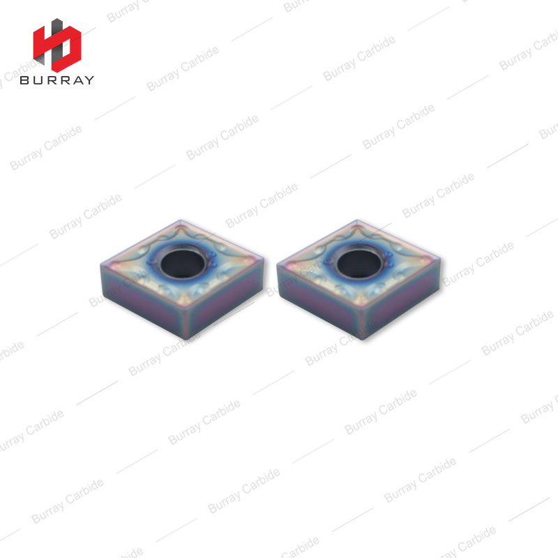 Carbide Turning Inserts CNMG120404-MA With Colorful PVD Coating For Steel and Stainless Steel