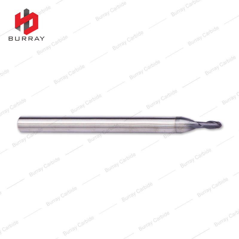 Carbide Cnc Ball Nose 2-Flute Ball End Mill