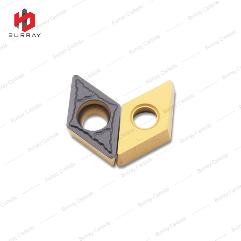 DCMT11T304-PM CNC Turning Tool with Double Color CVD Coating