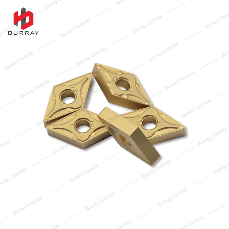 DNMG150408-SL CNC Carbide Inserts for Steel with Golden Yellow CVD Coating Metal Working Tool
