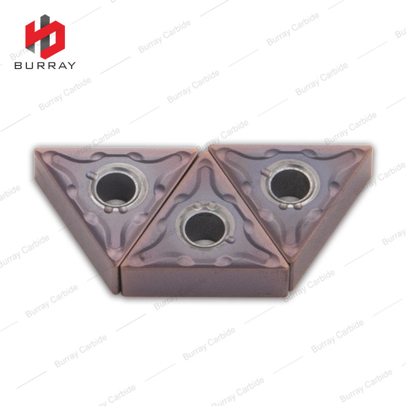 TNMG160404-MA Tungsten Carbide Insert with Purplish Red PVD Coating Carbide Turning Inserts