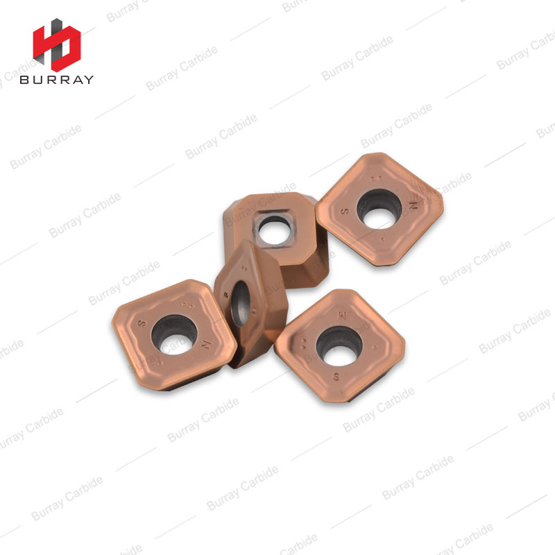 SEET13T3-SM Tungsten Carbide Milling Insert with PVD Coating