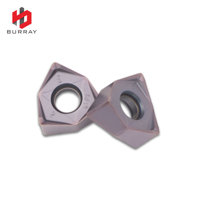 WNMU080608 CNC Lathe Indexable Carbide Turning Tools High Feed Face Milling Inserts with PVD Coating