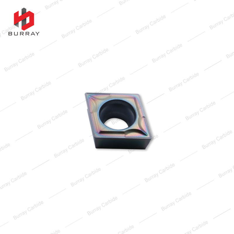CCMT09T304-MS Carbide Inserts With Colorful Coating for steel and Stainless Steel