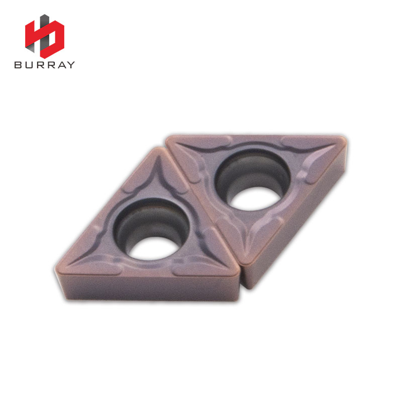 TCMT16T308-TF CNC Turning Tool Tungsten Carbide Insert with Purplish PVD Coating for Lathe