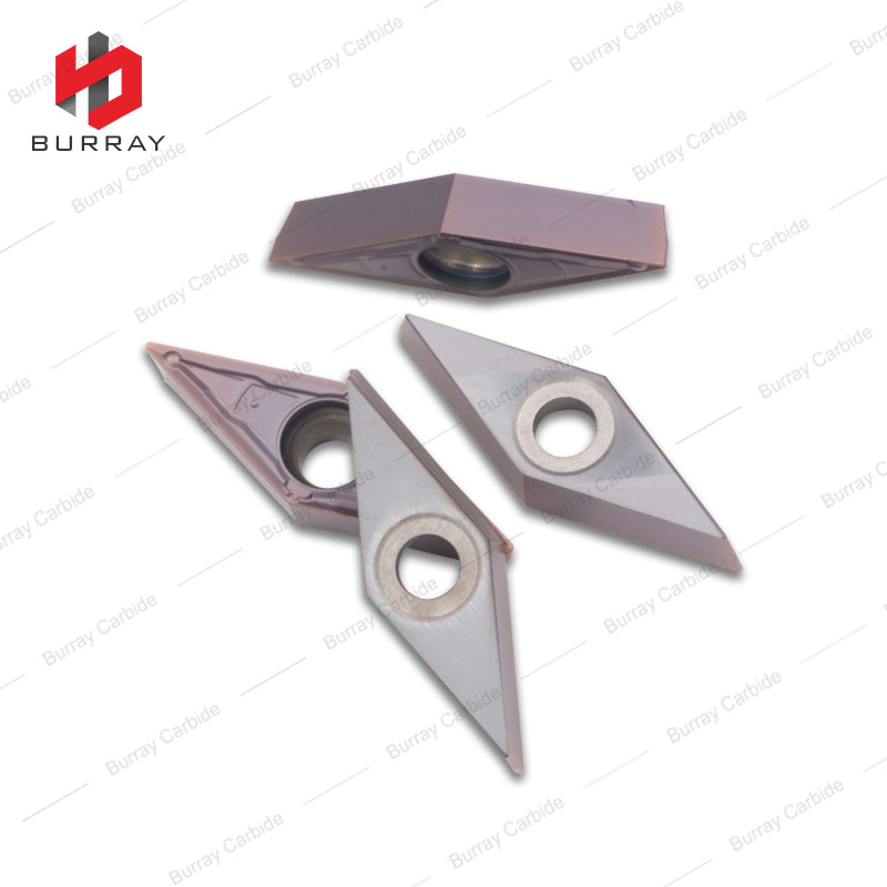 VBMT160404-MV High Quality Carbide Turning Insert CNC Lathe Turning Tools with PVD Coating for Steel